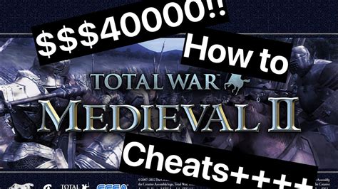 medieval 2 total war cheats steam